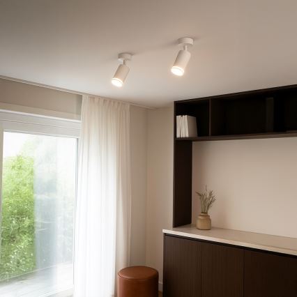 Точково осветително тяло PIPE 1xGU10/10W/230V бяло