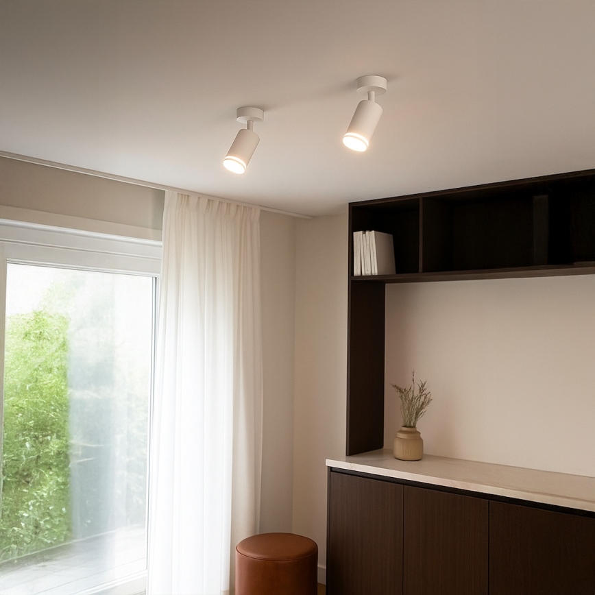 Точково осветително тяло PIPE 1xGU10/10W/230V бяло