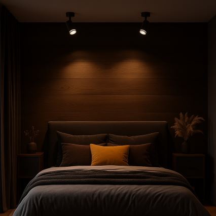 Точково осветително тяло PIPE 1xGU10/10W/230V черно