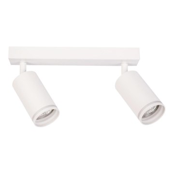 Точково осветително тяло PIPE 2xGU10/10W/230V бяло