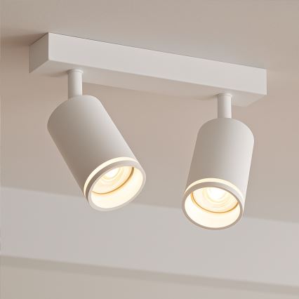 Точково осветително тяло PIPE 2xGU10/10W/230V бяло