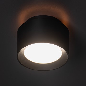 Точково осветително тяло SONOR LED/12W/230V 3000/4000/5700K + LED/1,5W 2200K, Ø 14 cm, черно
