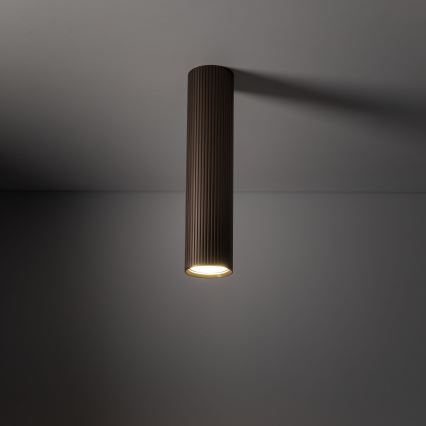 Точково осветително тяло TUNE L 1xGU10/10W/230V 24 cm кафяво