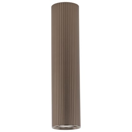 Точково осветително тяло TUNE L 1xGU10/10W/230V 24 cm кафяво