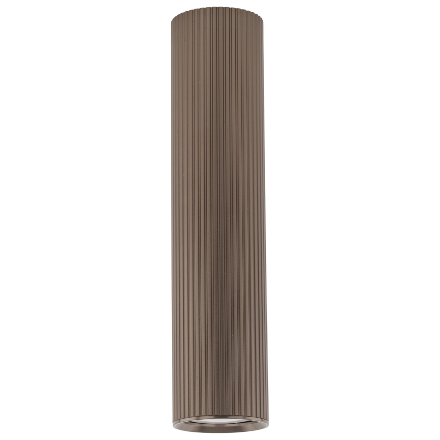 Точково осветително тяло TUNE L 1xGU10/10W/230V 24 cm кафяво