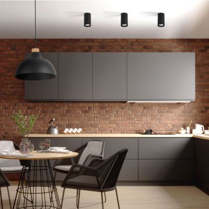 Точково осветително тяло TUNE S 1xGU10/10W/230V 10 cm черно