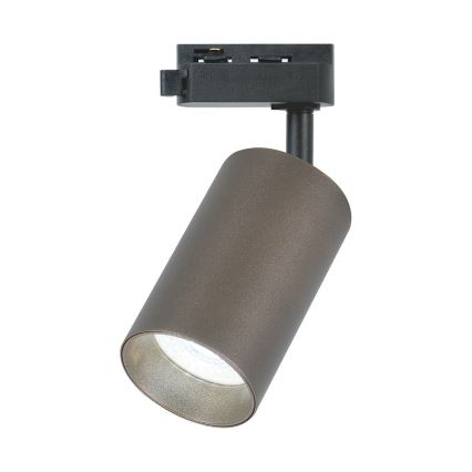 Точково осветително тяло за 1-фазна шинна система PIPE 1xGU10/10W/230V кафяво