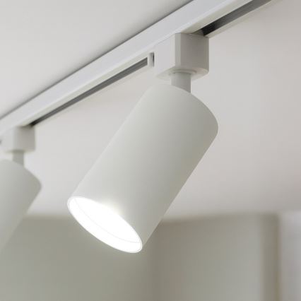 Точково осветително тяло за 1-фазна шинна система TIGER 1xGU10/10W/230V бяло