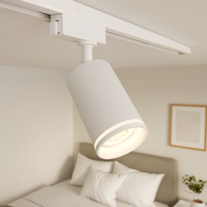 Точково осветително тяло за релсова система PIPE 3xGU10/10W/230V бяло