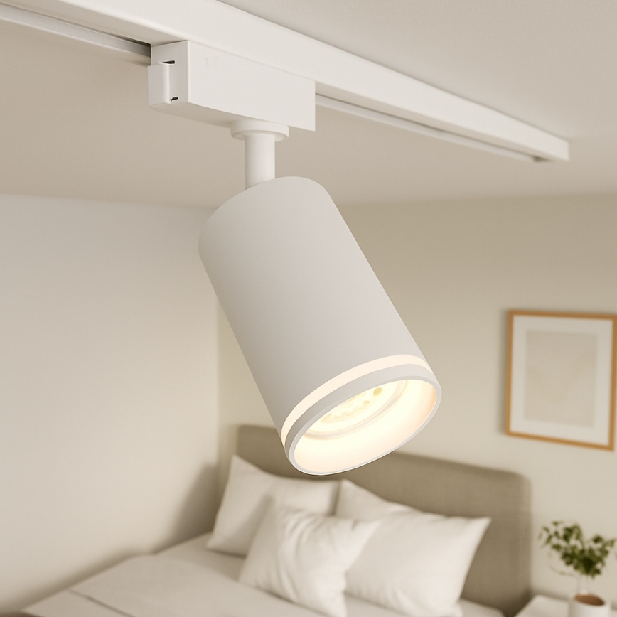 Точково осветително тяло за релсова система PIPE 3xGU10/10W/230V бяло