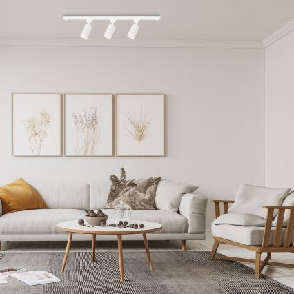 Точково осветително тяло за шинна система TIGER 3xGU10/10W/230V бяло