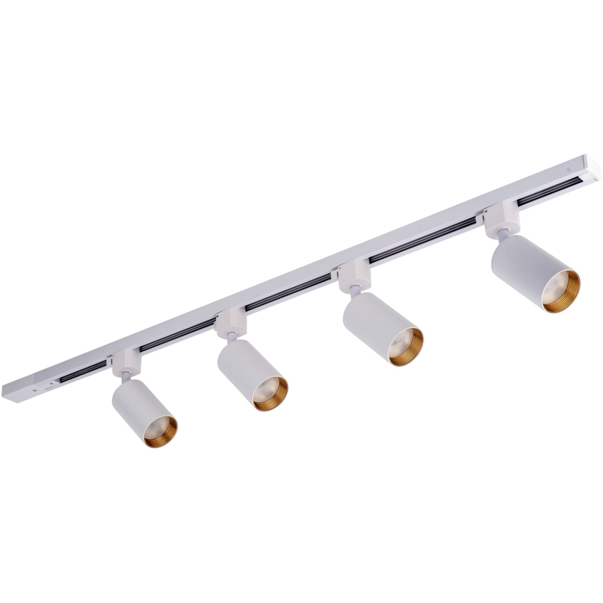 Точково осветително тяло за шинна система TRACER 4xGU10/10W/230V 1 m бяло