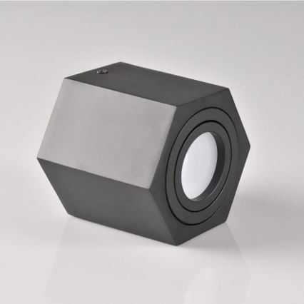 Точково осветление, луна HEXAGON 1xGU10/10W/230V черна