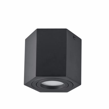Точково осветление, луна HEXAGON 1xGU10/10W/230V черна