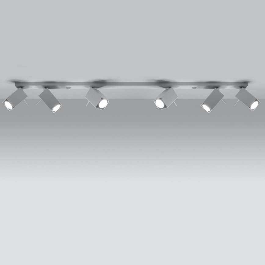 Точково осветление, луна MERIDA 6xGU10/40W/230V бяла