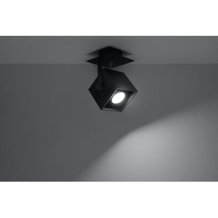Точково осветително тяло CEDRA 1 1xGU10/40W/230V черна