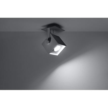 Точково осветително тяло CEDRA 1 1xGU10/40W/230V сива