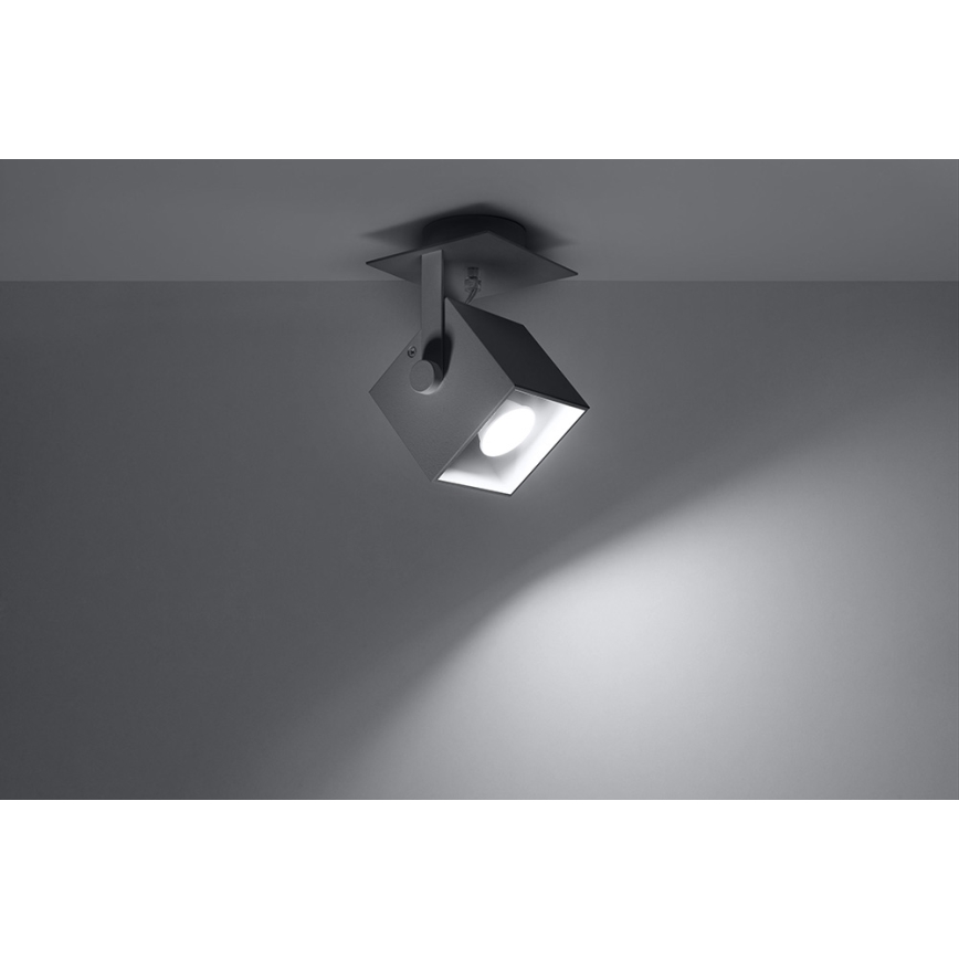 Точково осветително тяло CEDRA 1 1xGU10/40W/230V сива