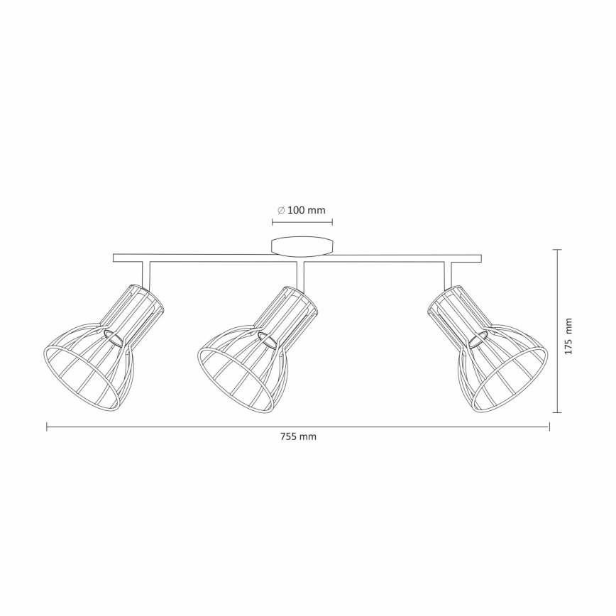 Точково осветително тяло SOFIA 3xE14/8W/230V
