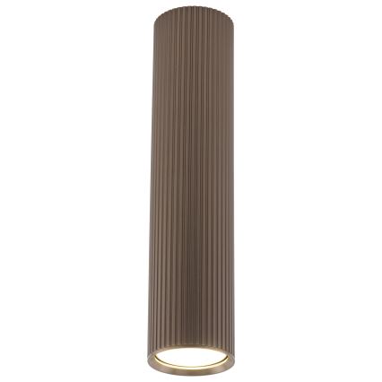 Точково осветително тяло TUNE L 1xGU10/10W/230V 24 cm кафяво