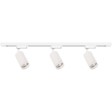 Точково осветително тяло за релсова система PIPE 3xGU10/10W/230V бяло