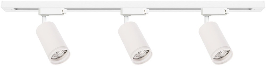 Точково осветително тяло за релсова система PIPE 3xGU10/10W/230V бяло