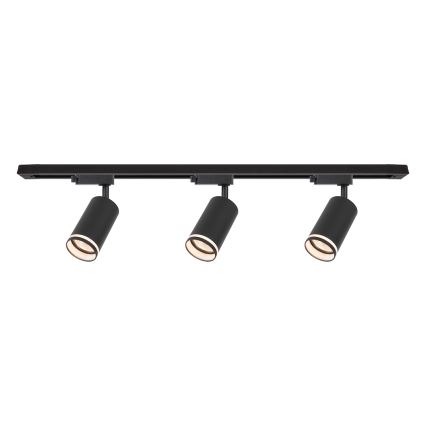 Точково осветително тяло за шинна система PIPE 3xGU10/10W/230V черно