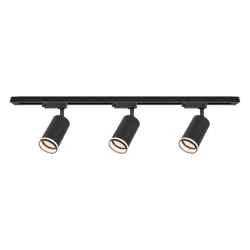 Точково осветително тяло за шинна система PIPE 3xGU10/10W/230V черно