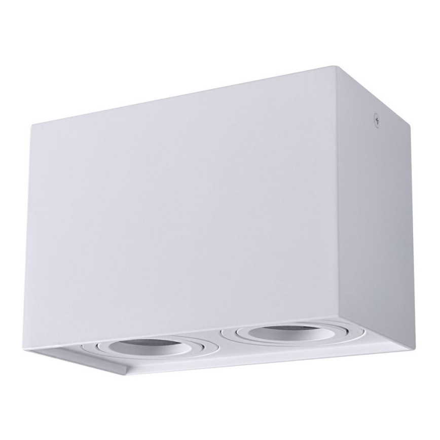 Точково осветление, луна HADAR Q2 2xGU10/10W/230V бяла