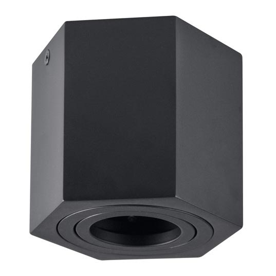 Точково осветление, луна HEXAGON 1xGU10/10W/230V черна