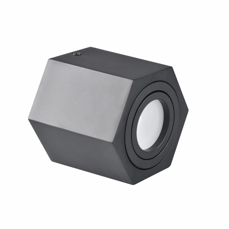 Точково осветление, луна HEXAGON 1xGU10/10W/230V черна