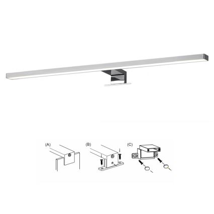 Top Light GILA LED XL - LED Лампа за огледало в баня GILA LED/8W/230V IP44