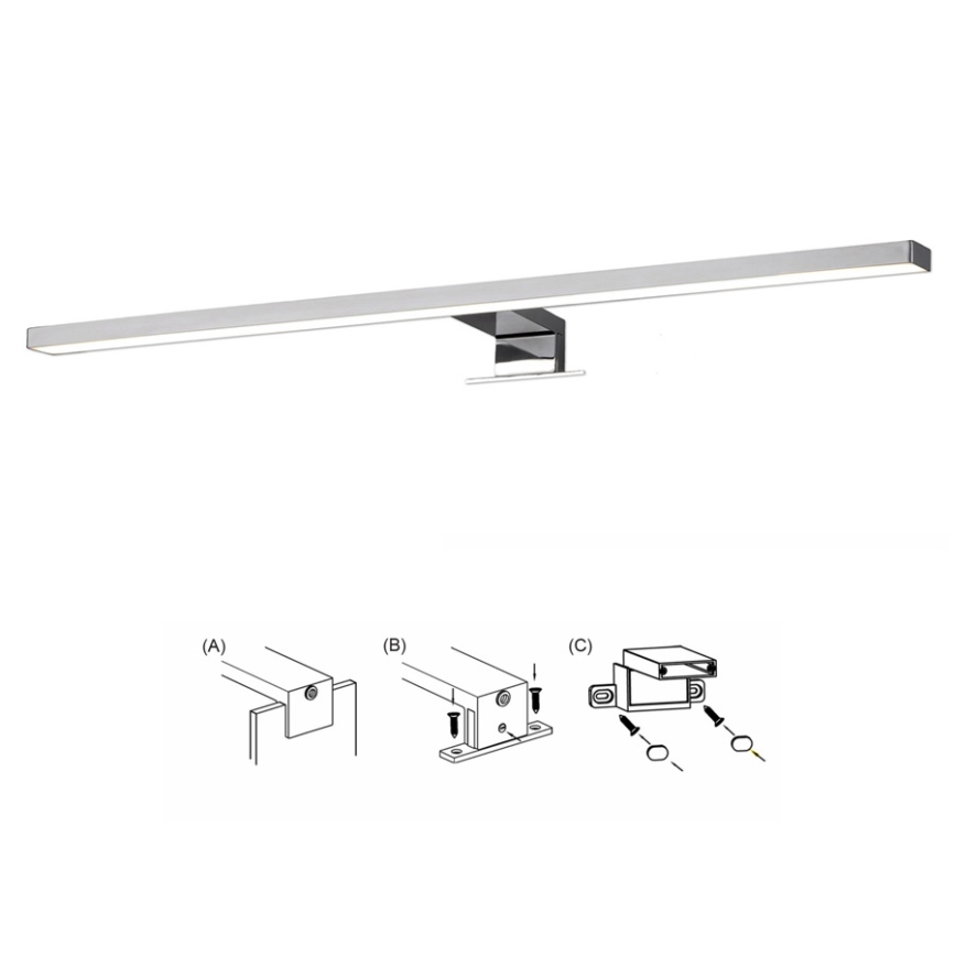Top Light GILA LED XL - LED Лампа за огледало в баня GILA LED/8W/230V IP44