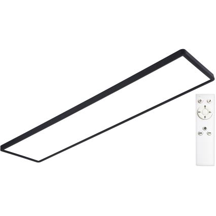 Top Light - LED Димируем панел за повърхностен монтаж REVIT LED/70W/230V 3000-6500K 120x30 см черен + дистанционно управление
