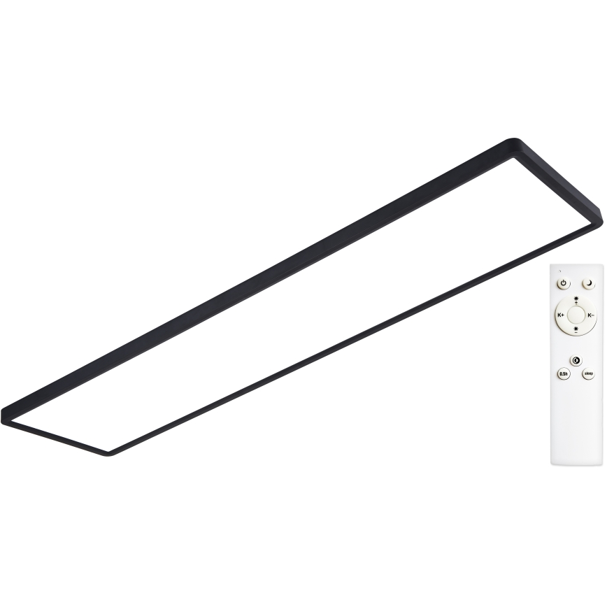 Top Light - LED Димируем панел за повърхностен монтаж REVIT LED/70W/230V 3000-6500K 120x30 см черен + дистанционно управление