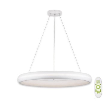Top Light - LED Димируем пендел FUTURA LED/60W/230V бял + дистанционно управление