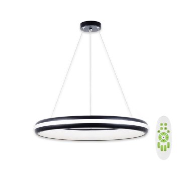 Top Light - LED Димируем пендел FUTURA LED/60W/230V черен + дистанционно управление