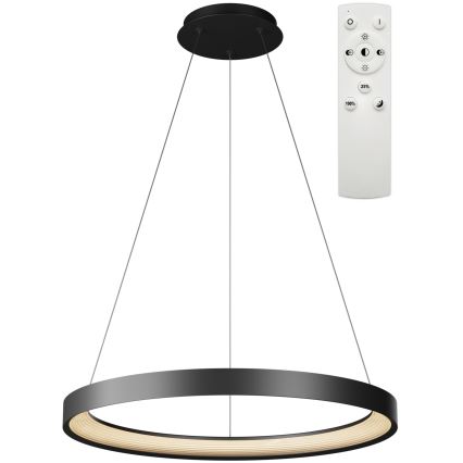 Top Light - LED Димируем пендел ORBIT LED/40W/230V 3000-6500K Ø 50 см черен + дистанционно управление