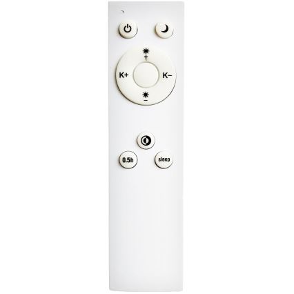 Top Light - LED Димируем пендел REVIT LED/36W/230V 3000-6500K Ø 40 см бял + дистанционно управление