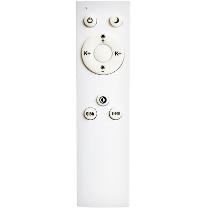 Top Light - LED Димируем пендел SALERNO LED/60W/230V 3000-6500K Ø 60 см бял + дистанционно управление