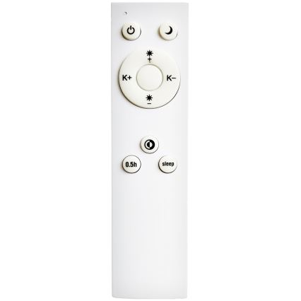 Top Light - LED Димируем пендел SALERNO LED/60W/230V 3000-6500K Ø 60 см черен + дистанционно управление