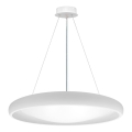Top Light - LED Димируем пендел SALERNO LED/60W/230V 3000-6500K Ø 60 см бял + дистанционно управление