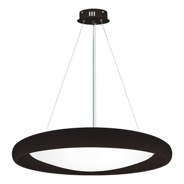Top Light - LED Димируем пендел SALERNO LED/60W/230V 3000-6500K Ø 60 см черен + дистанционно управление
