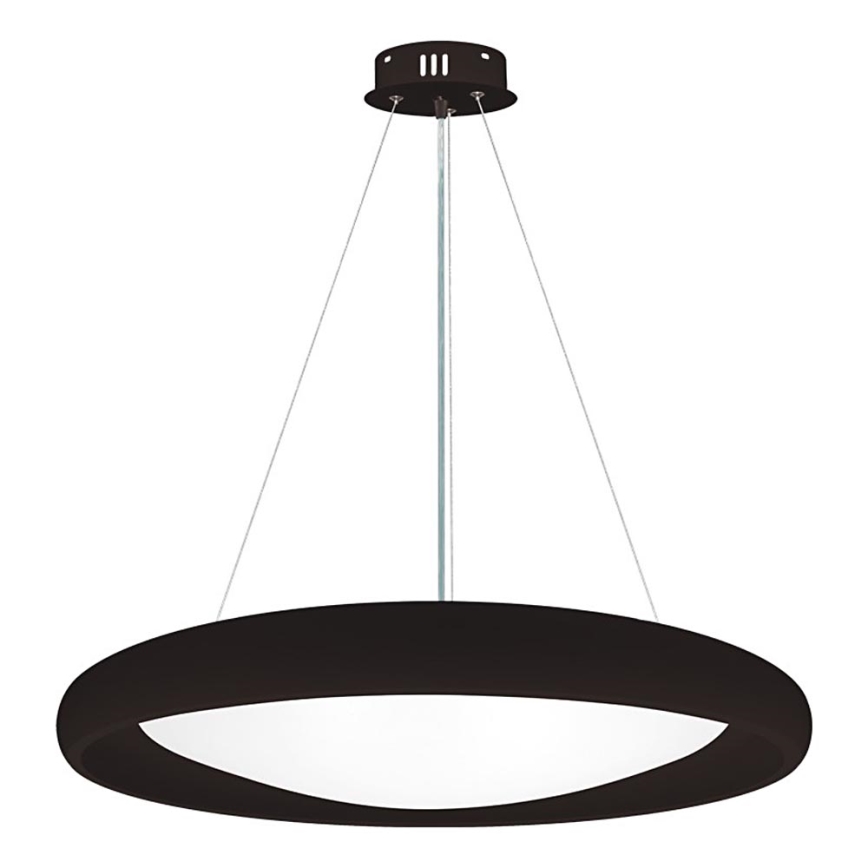 Top Light - LED Димируем пендел SALERNO LED/60W/230V 3000-6500K Ø 60 см черен + дистанционно управление