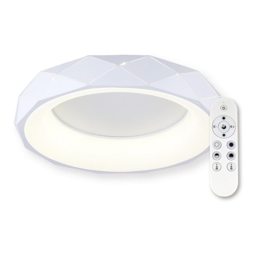 Top Light  - LED Димируем плафон APOLO LED/45W/230V бял + дистанционно управление