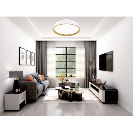 Top Light - LED Димируем плафон DEKOR LED/51W/230V Ø 40 см 3000-6500K+ дистанционно управление