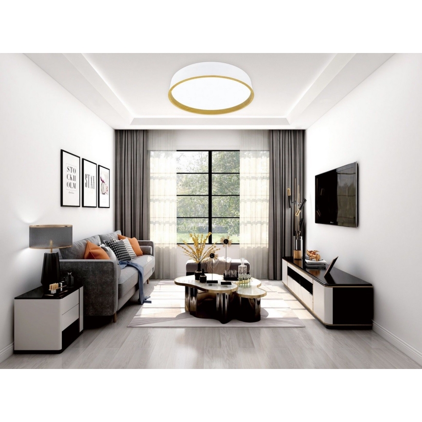 Top Light - LED Димируем плафон DEKOR LED/51W/230V Ø 40 см 3000-6500K+ дистанционно управление