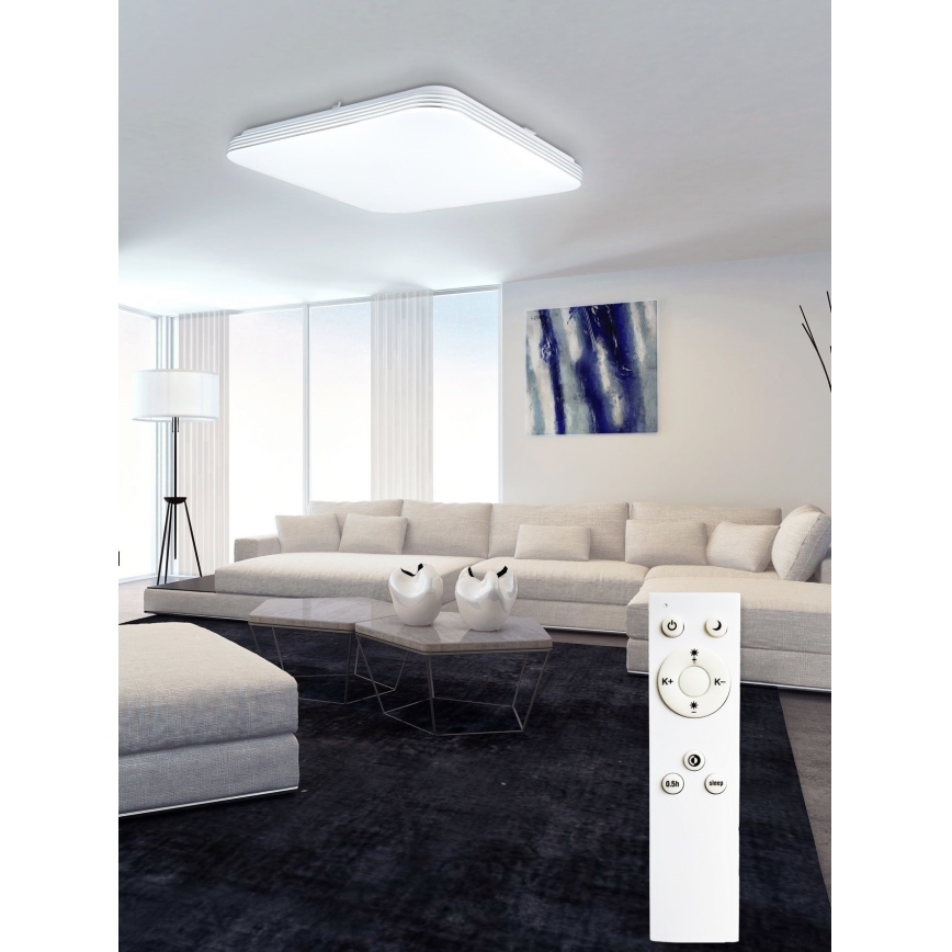 Top Light - LED Димируем плафон OCEAN LED/36W/230V 3000-6500K + дистанционно управление