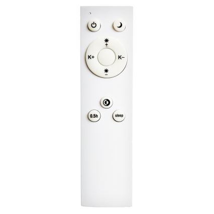 Top Light - LED Димируем плафон METAL LED/60W/230V ъглов черен + дистанционно управление