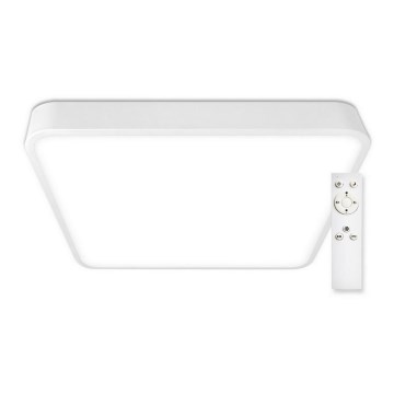 Top Light - LED Димируем плафон METAL LED/60W/230V ъглов бял + дистанционно управление